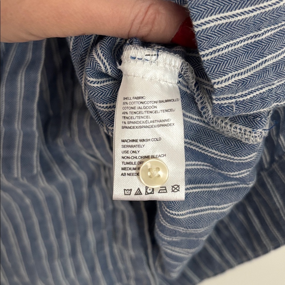 Anthropologie Isabella Sinclair Piper Flutter-Sleeve Shirtdress (Price Firm) - Picture 9 of 9